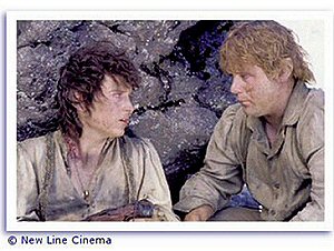Frodo and Sam suffer