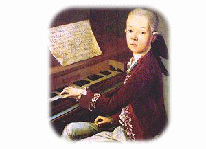Mozart as a child