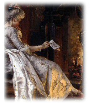 Herpfer painting, The Love letter