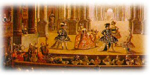 detail of opera print